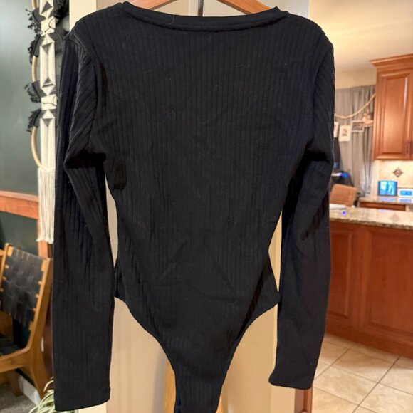 New With Tags Free The Roses Ribbed Knit Bodysuit Size Medium - Picture 4 of 4